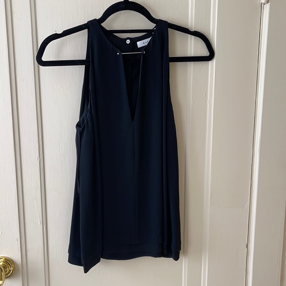 A.L.C Sleeveless Silk Top